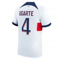 Camisa de Futebol Paris Saint-Germain Manuel Ugarte #4 Equipamento Secundário 2023-24 Manga Curta